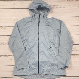 The North Face Jacket Womens Large Blue Hooded 1/4 Zip Performance Running